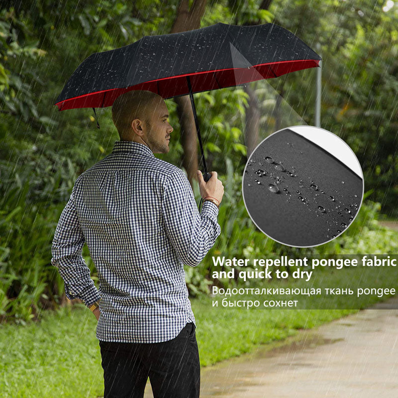 Nokmo | Men's Windproof Folding Umbrella with Automatic Open