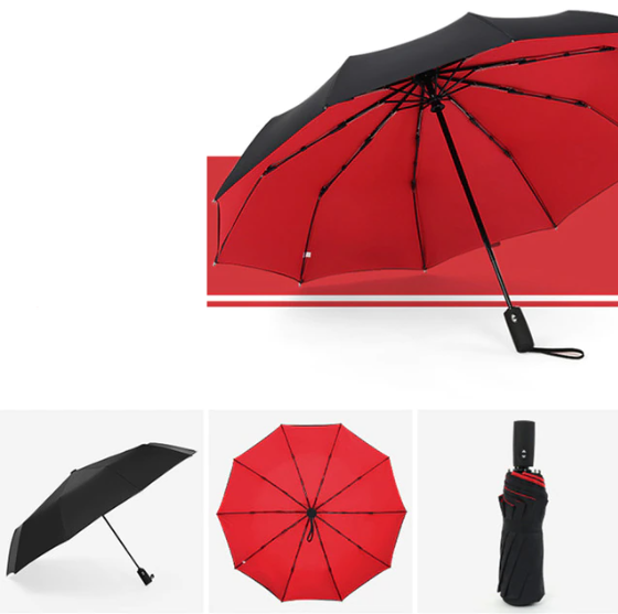 Nokmo | Men's Windproof Folding Umbrella with Automatic Open