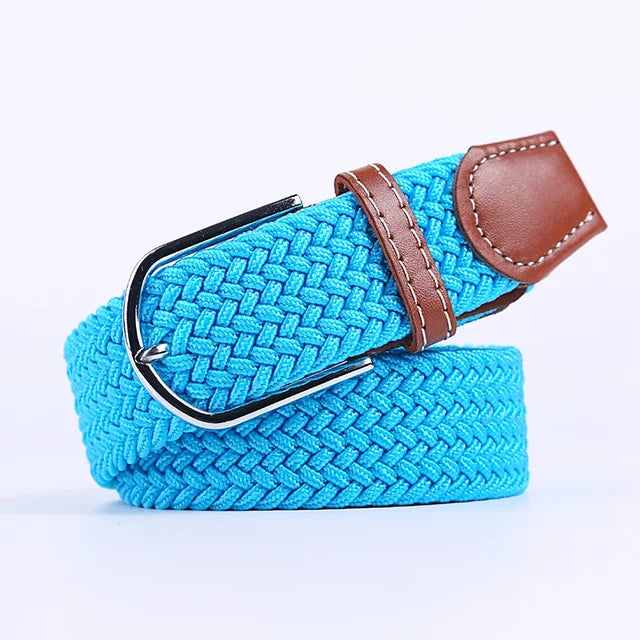 Nokmo | Men's Woven Elastic Belt with D-Ring Buckle