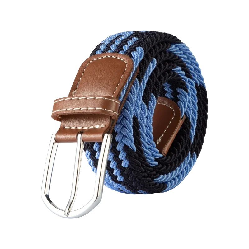 Nokmo | Men's Woven Elastic Belt with D-Ring Buckle