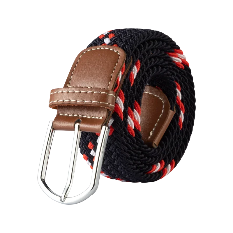 Nokmo | Men's Woven Elastic Belt with D-Ring Buckle