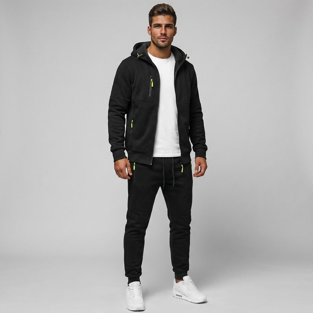 Nokmo | Men's Zip-Up Hoodie and Jogger Tracksuit