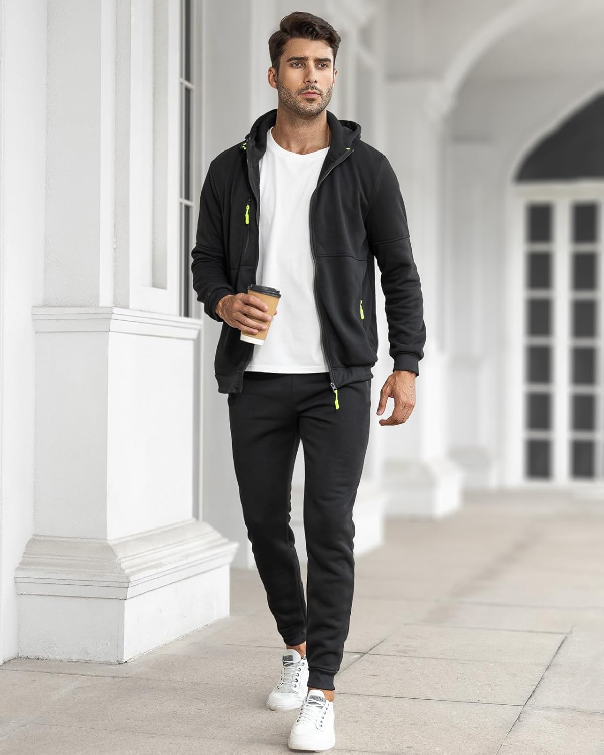 Nokmo | Men's Zip-Up Hoodie and Jogger Tracksuit