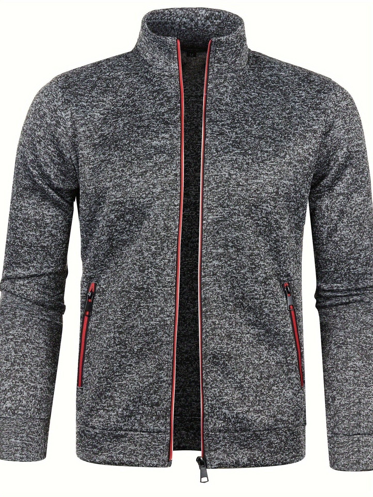 Nokmo | Men's Zip-Up Jacket with Stand Collar