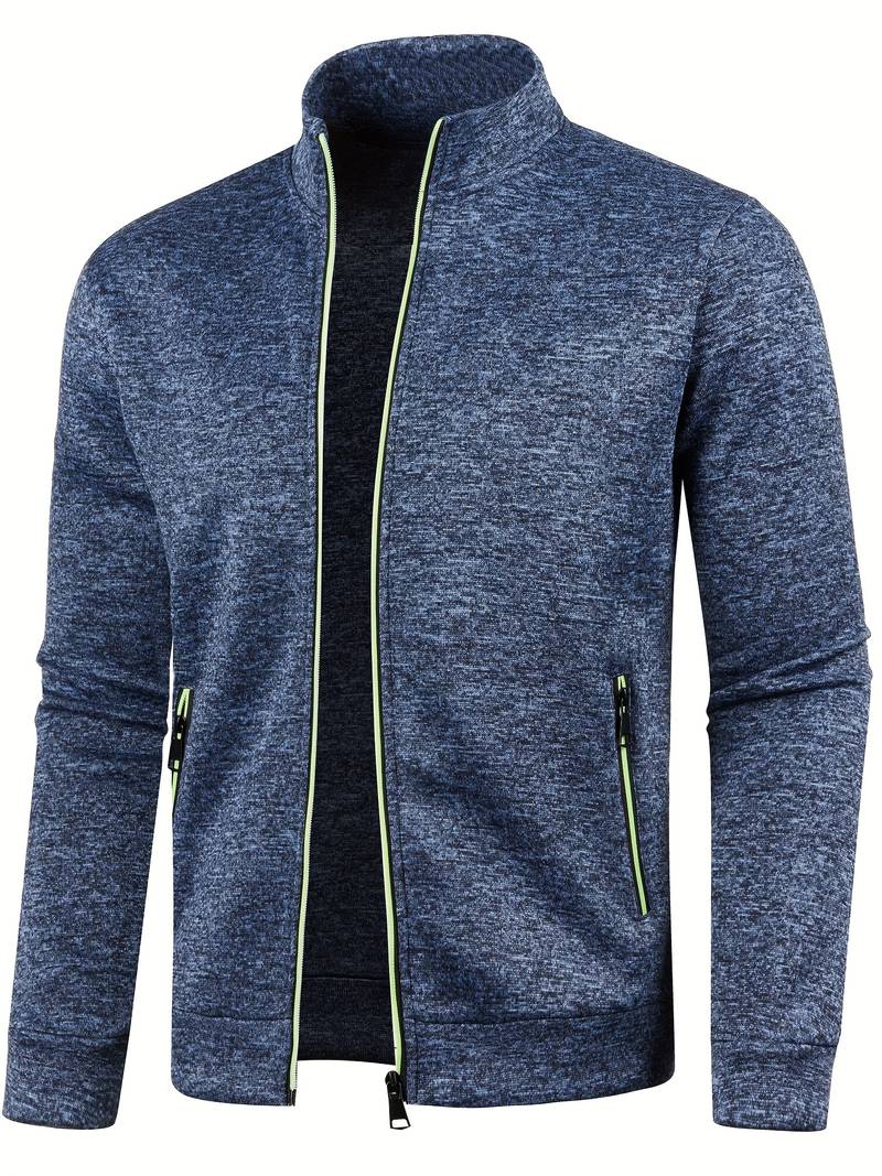 Nokmo | Men's Zip-Up Jacket with Stand Collar