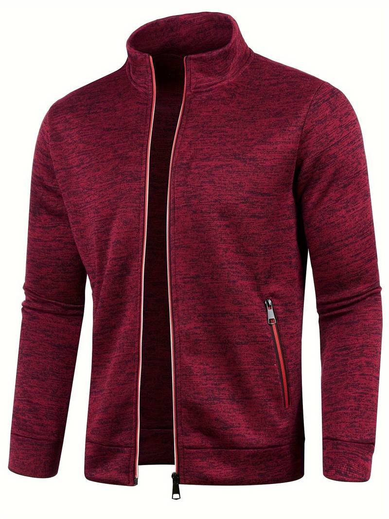 Nokmo | Men's Zip-Up Jacket with Stand Collar
