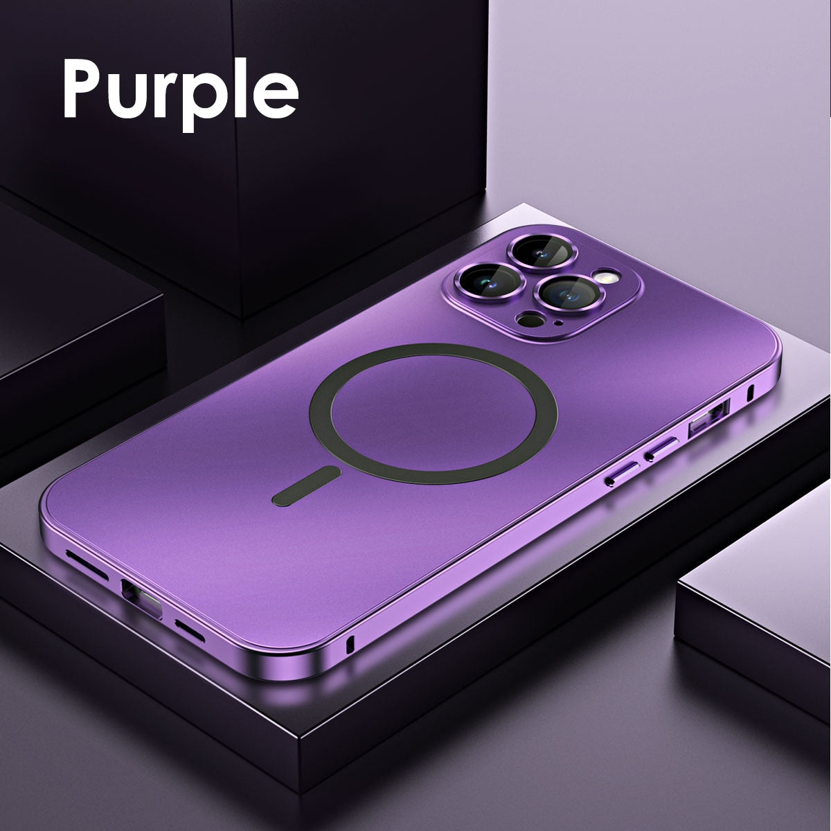 Nokmo | Metal Case with Camera Protection - iPhone