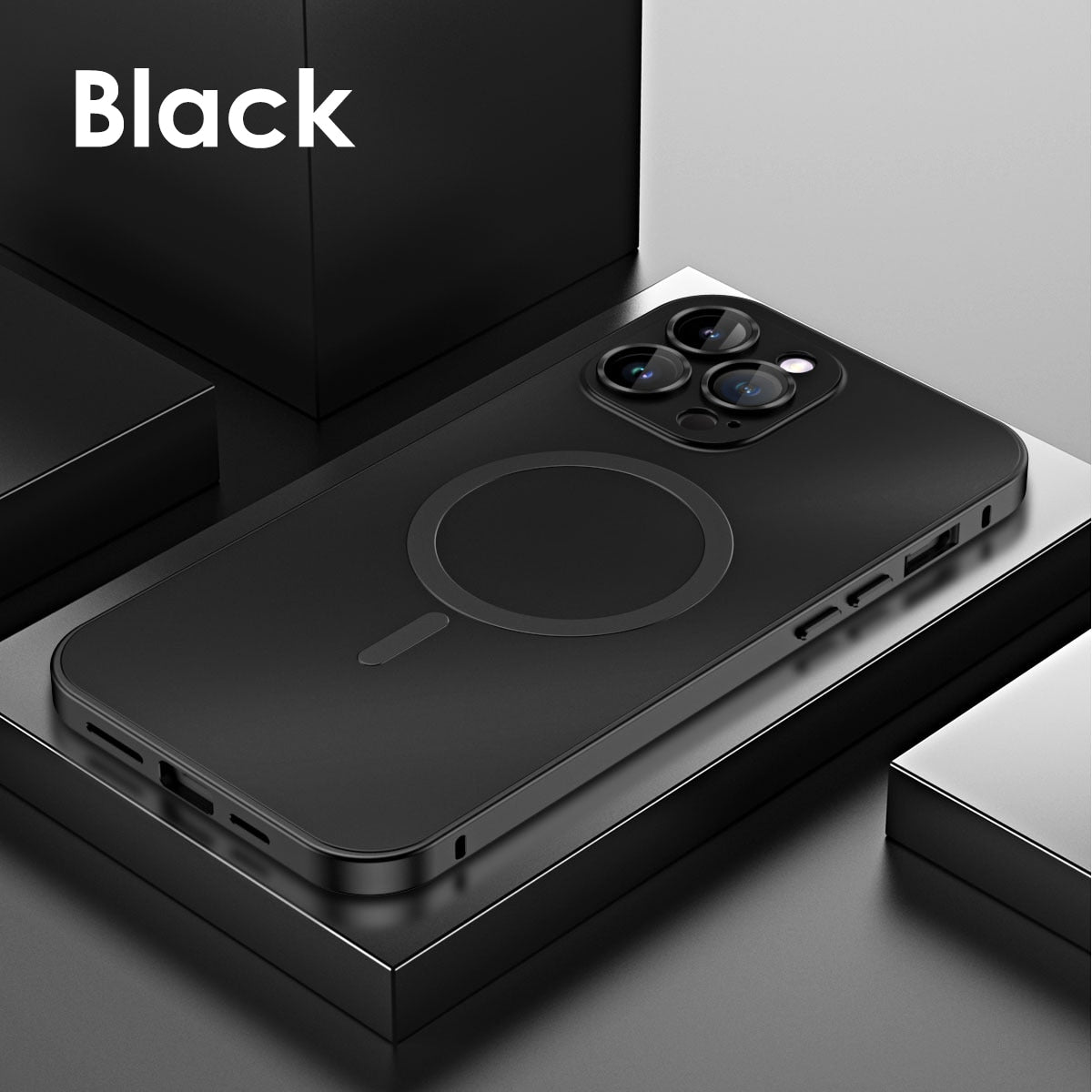 Nokmo | Metal Case with Camera Protection - iPhone