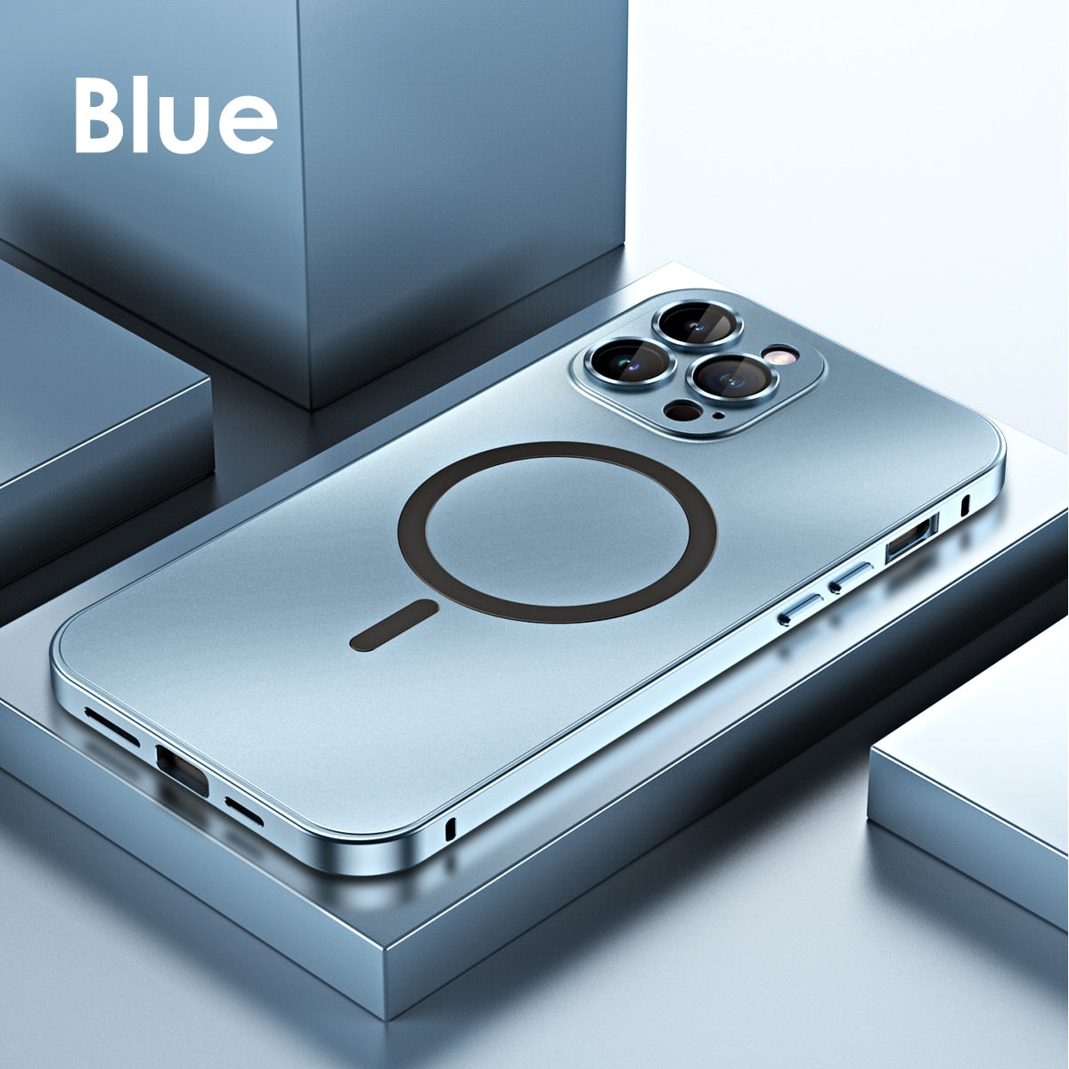 Nokmo | Metal Case with Camera Protection - iPhone