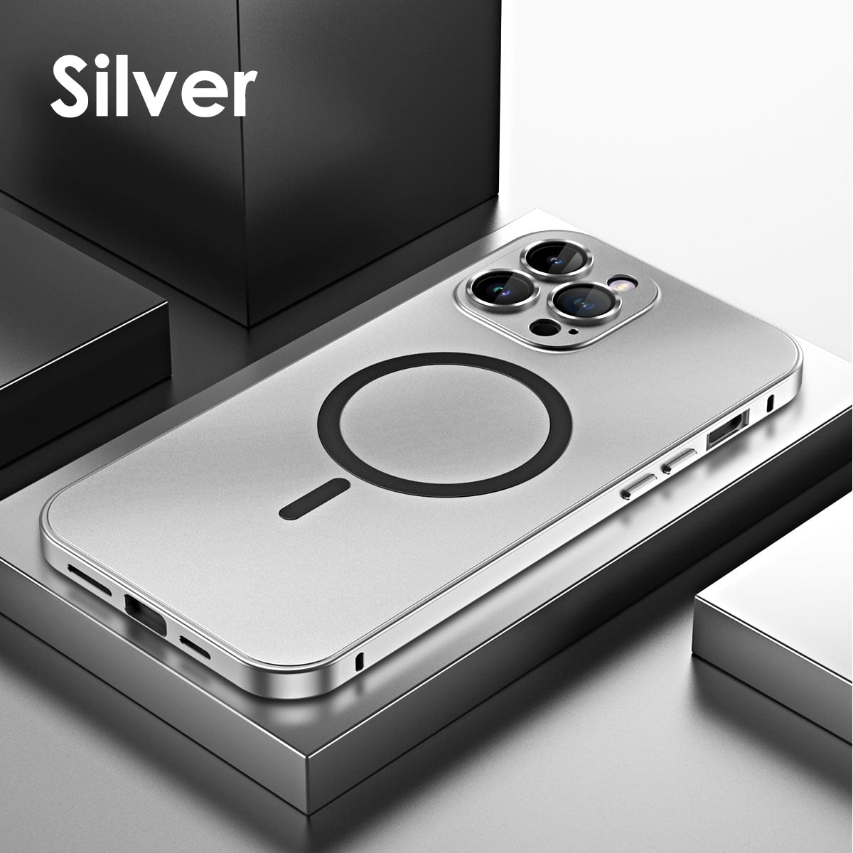 Nokmo | Metal Case with Camera Protection - iPhone