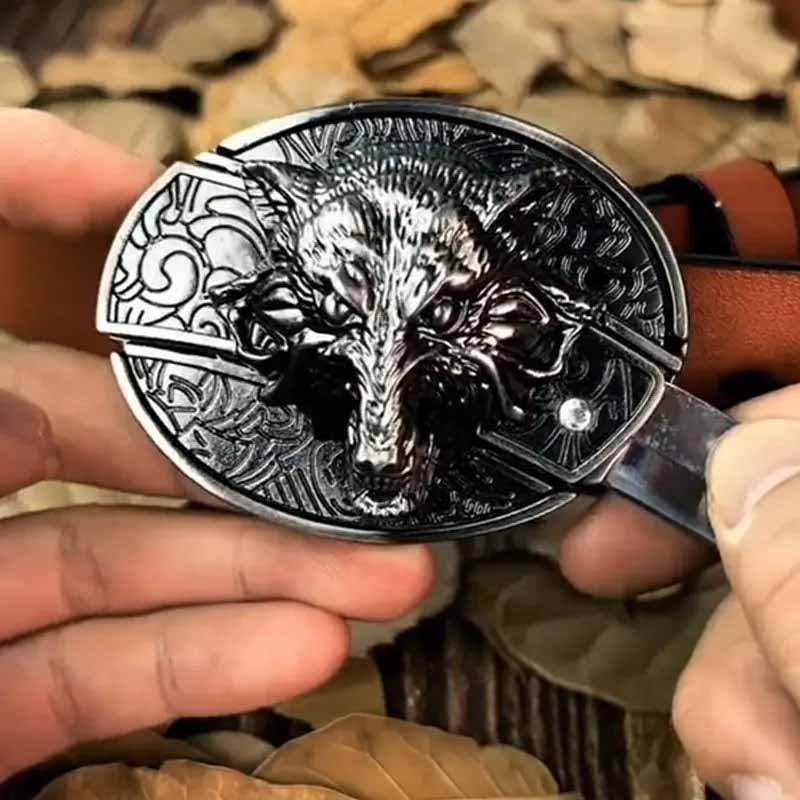 Nokmo | Metal Oval Cowboys Belt Buckle