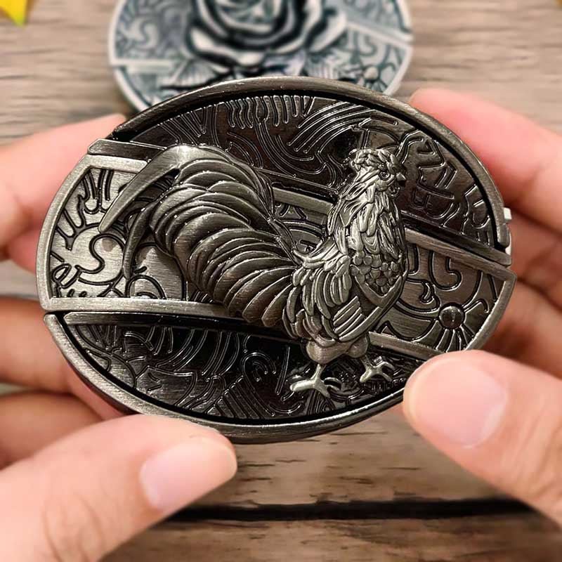 Nokmo | Metal Oval Cowboys Belt Buckle