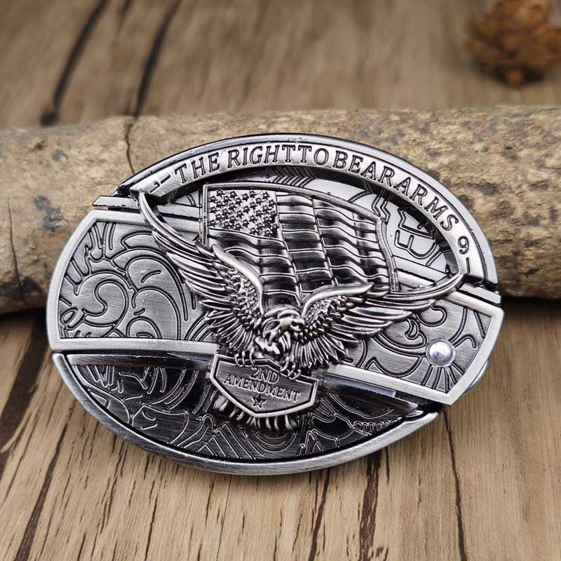 Nokmo | Metal Oval Cowboys Belt Buckle