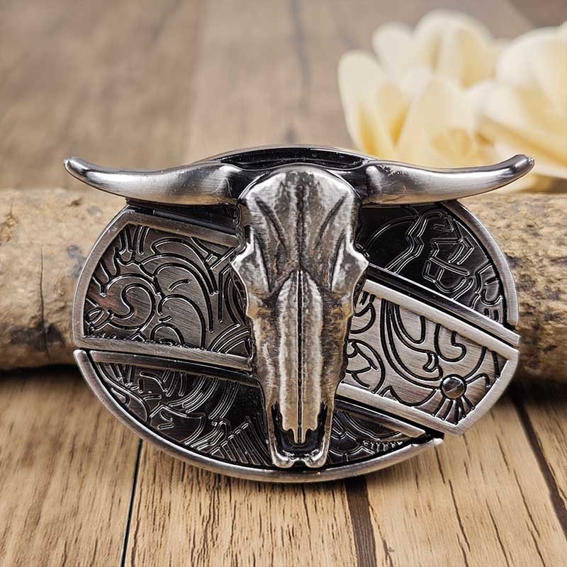 Nokmo | Metal Oval Cowboys Belt Buckle