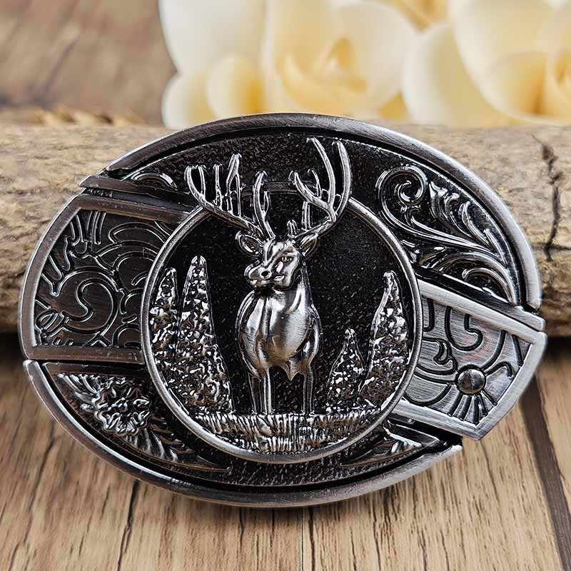 Nokmo | Metal Oval Cowboys Belt Buckle