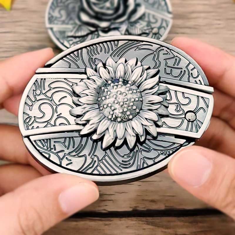 Nokmo | Metal Oval Cowboys Belt Buckle