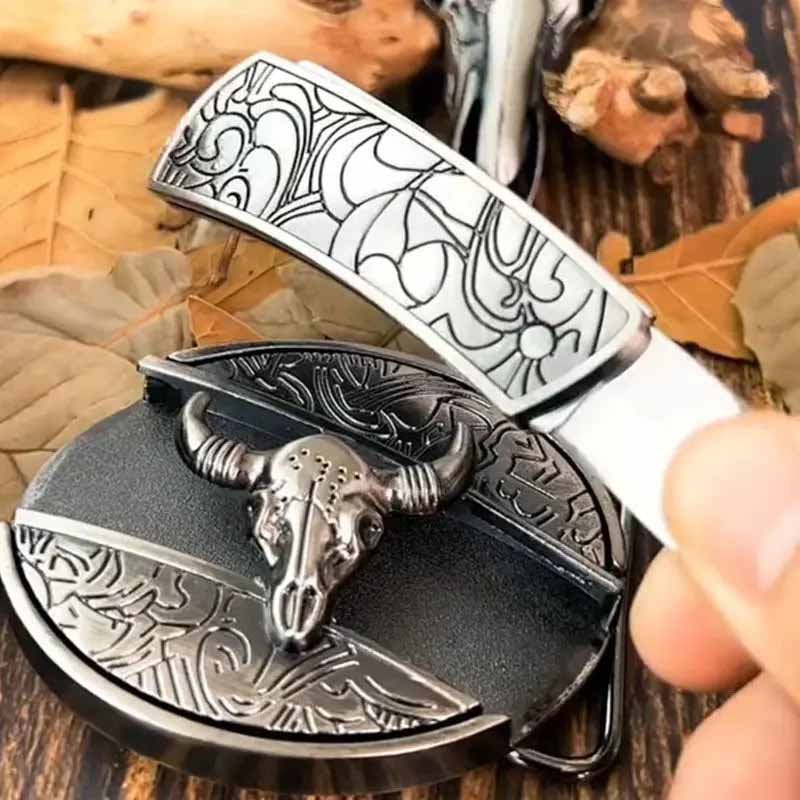 Nokmo | Metal Oval Cowboys Belt Buckle