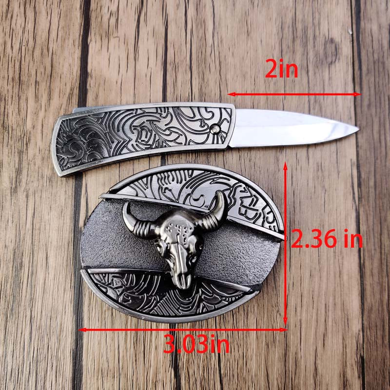 Nokmo | Metal Oval Cowboys Belt Buckle