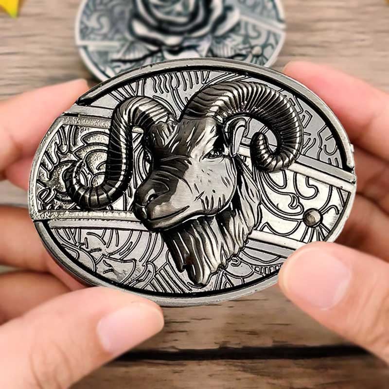 Nokmo | Metal Oval Cowboys Belt Buckle
