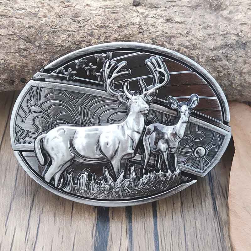Nokmo | Metal Oval Cowboys Belt Buckle
