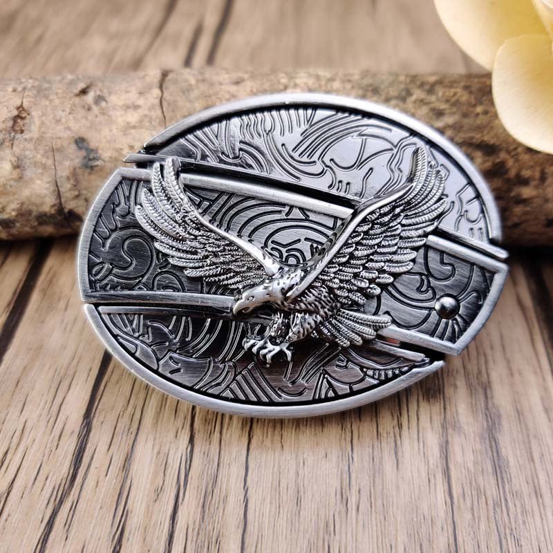 Nokmo | Metal Oval Cowboys Belt Buckle