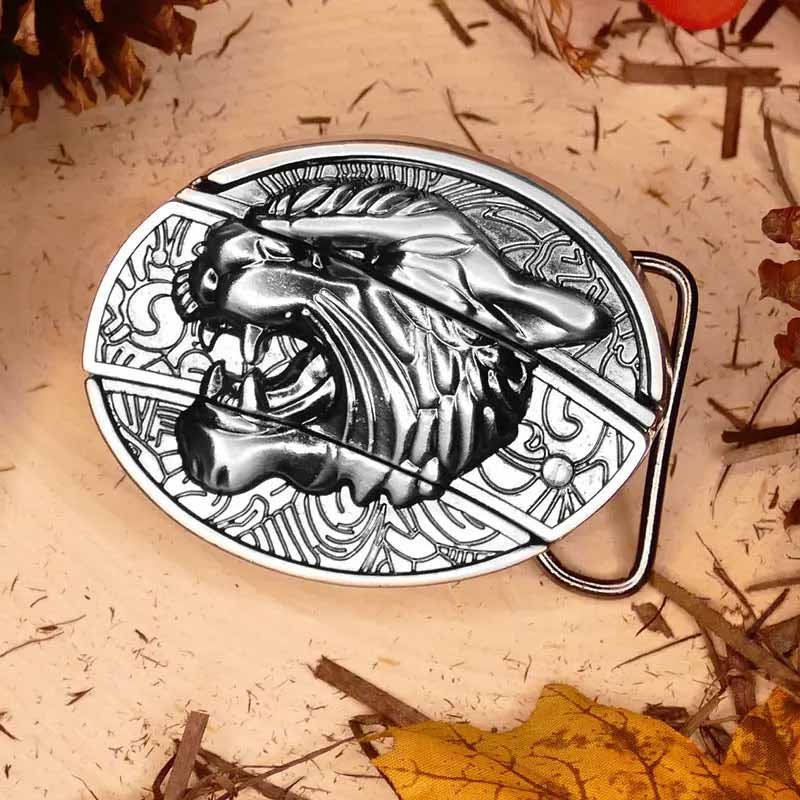 Nokmo | Metal Oval Cowboys Belt Buckle