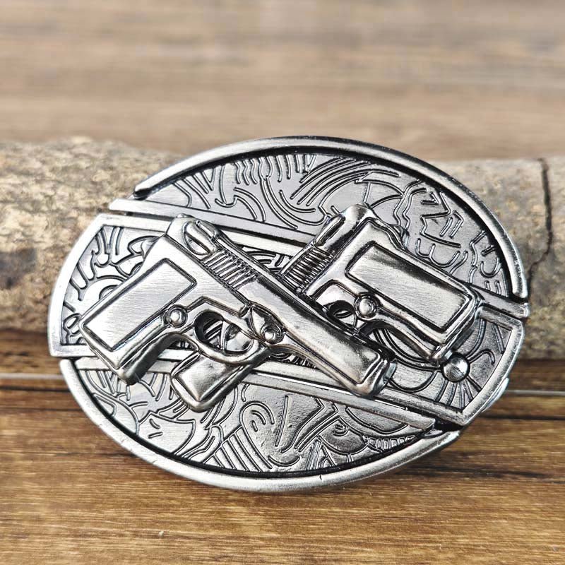 Nokmo | Metal Oval Cowboys Belt Buckle
