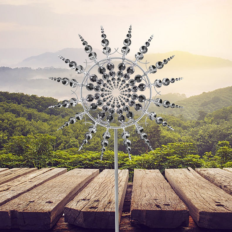 Nokmo Metal Wind Spinner for Garden