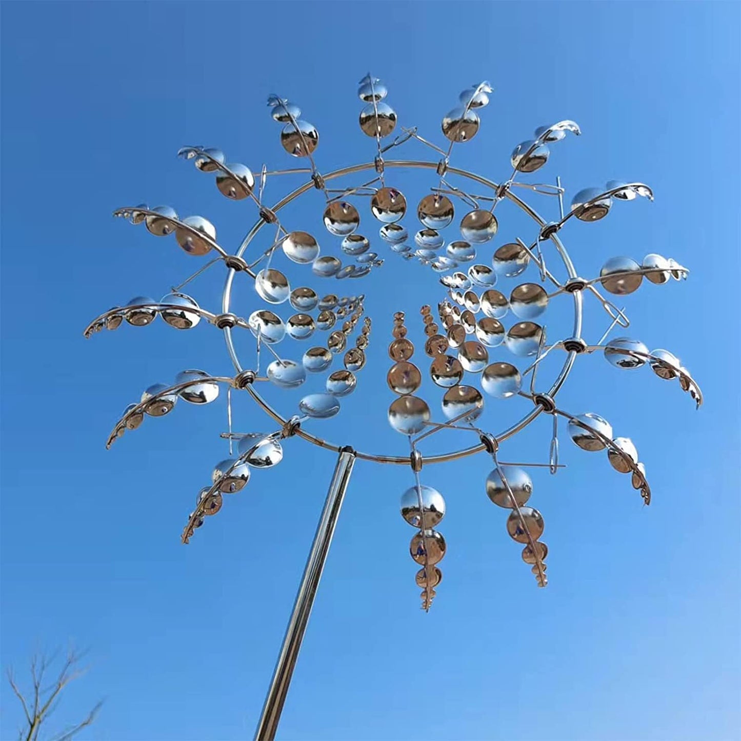 Nokmo Metal Wind Spinner for Garden