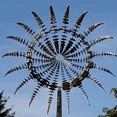 Nokmo Metal Wind Spinner for Garden