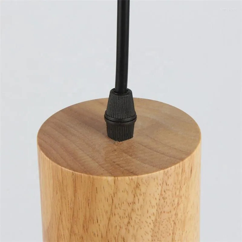 Nokmo | Metal Wood Pendant Light | Modern Industrial Design