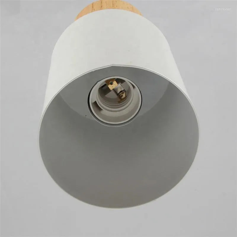 Nokmo | Metal Wood Pendant Light | Modern Industrial Design