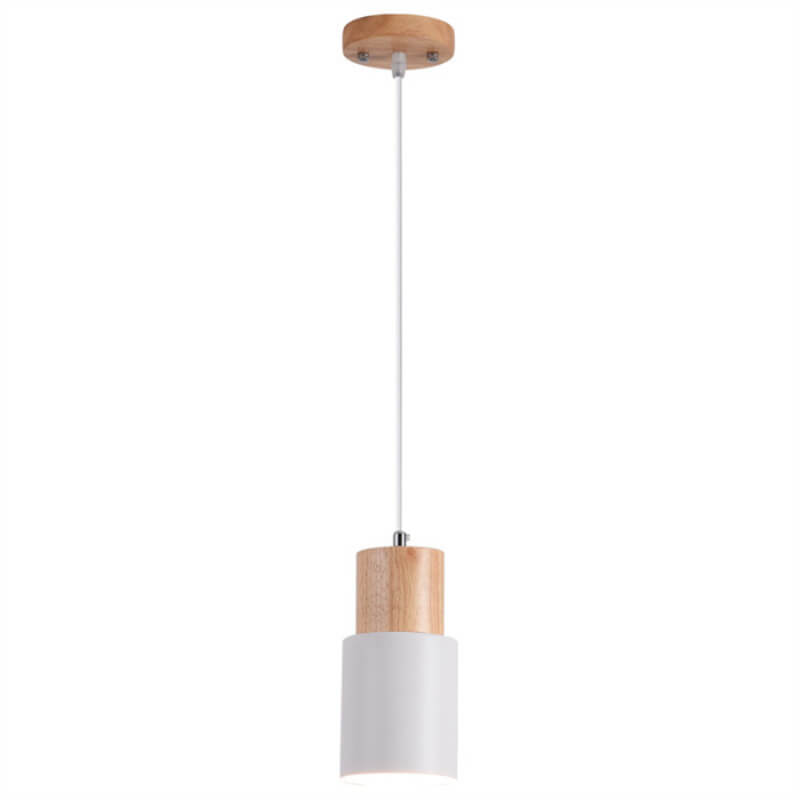 Nokmo | Metal Wood Pendant Light | Modern Industrial Design
