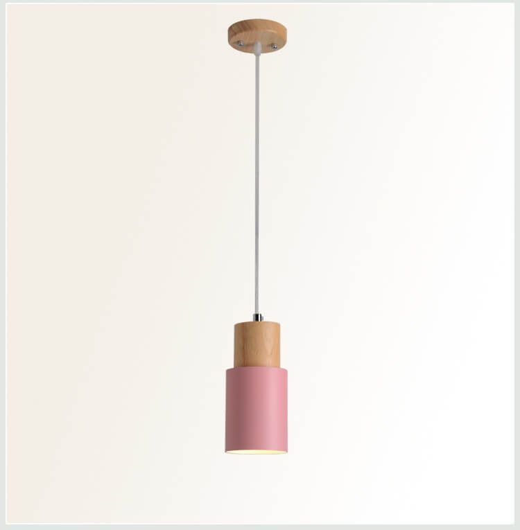 Nokmo | Metal Wood Pendant Light | Modern Industrial Design