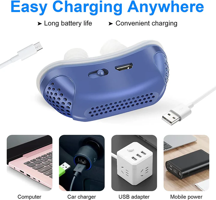 Nokmo | Micro CPAP Sleep Apnea Machine for Travel and Anti-Snoring - CPAP Alternative