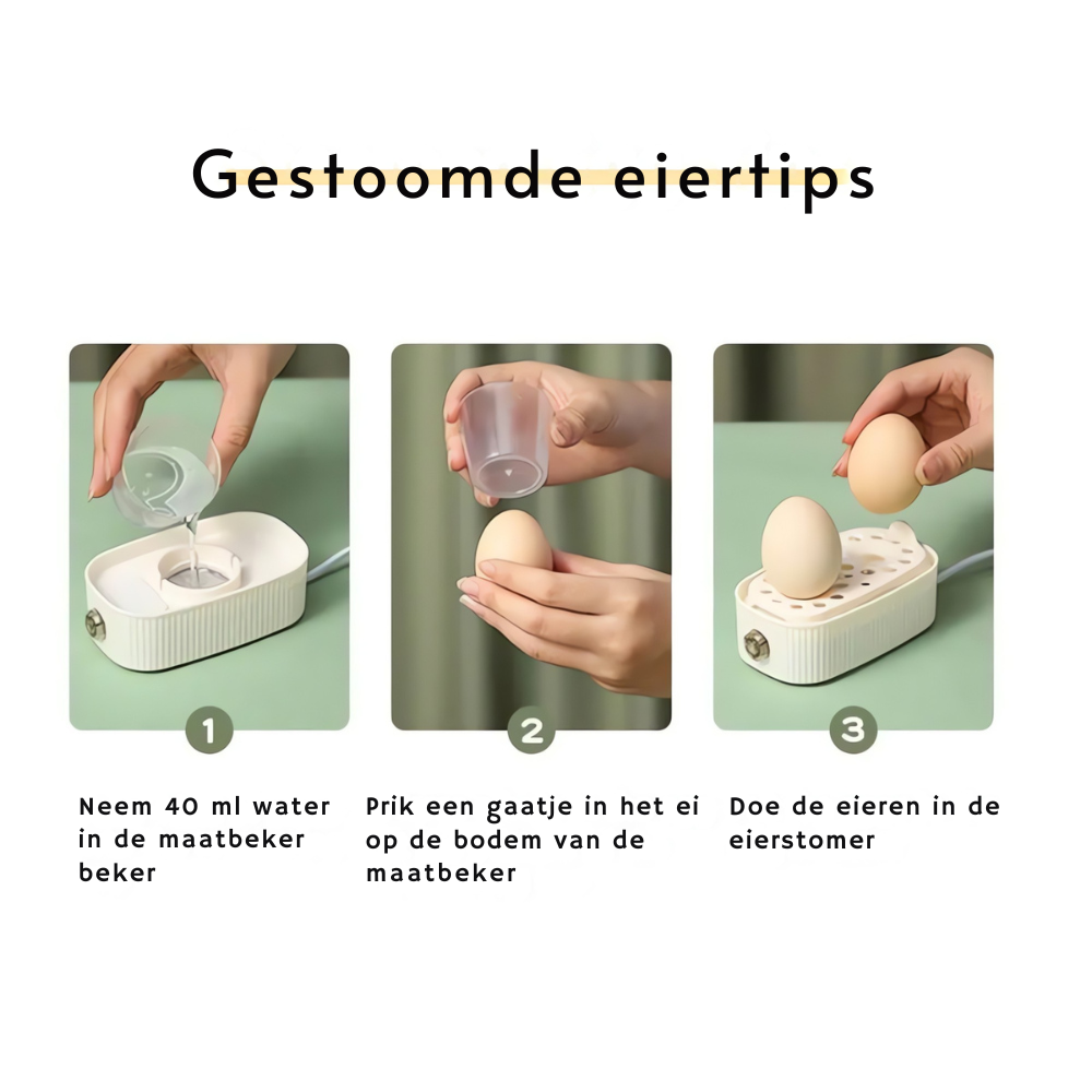 Nokmo | Mini Electric Egg Cooker with Dome Lid