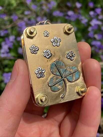 Nokmo | Mini Flower Press | Compact Botanical Keepsake Maker | Portable Craft Tool
