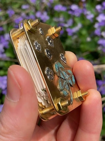 Nokmo | Mini Flower Press | Compact Botanical Keepsake Maker | Portable Craft Tool