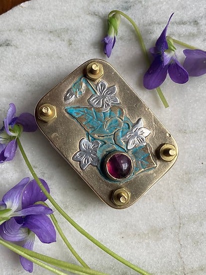 Nokmo | Mini Flower Press | Compact Botanical Keepsake Maker | Portable Craft Tool
