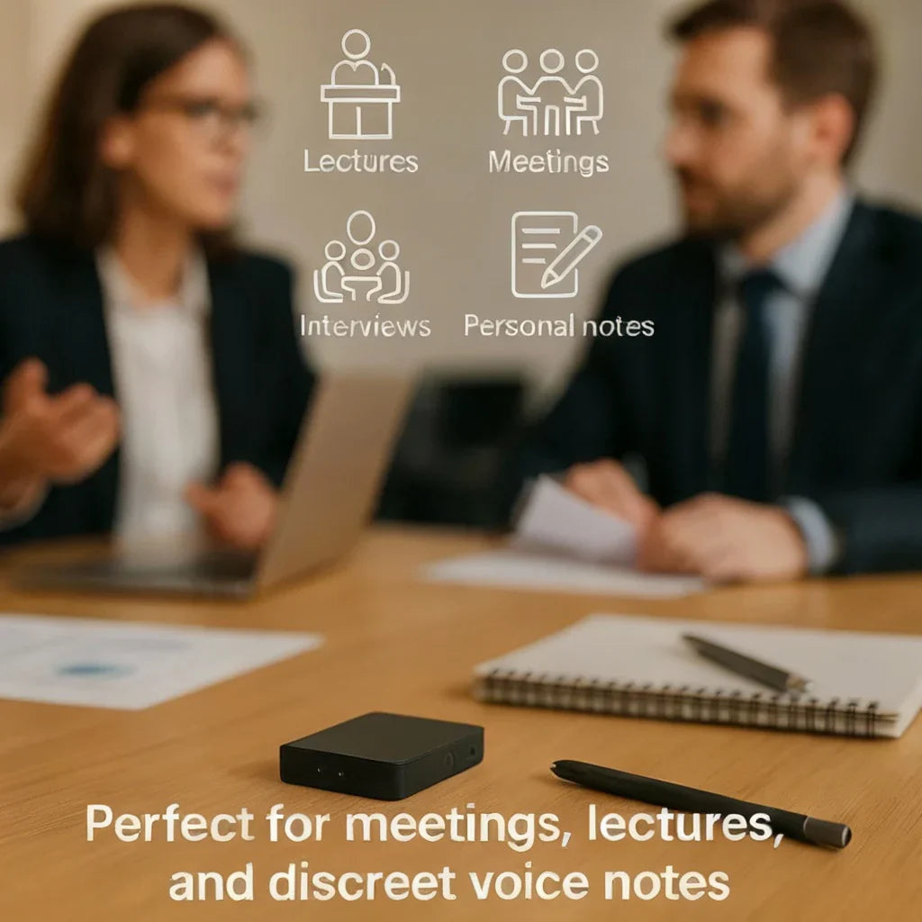 Nokmo | Miniature Voice Recorder – Small, Discreet, and Powerful Audio Capture | Perfect for Stealth Recording and Voice Activation