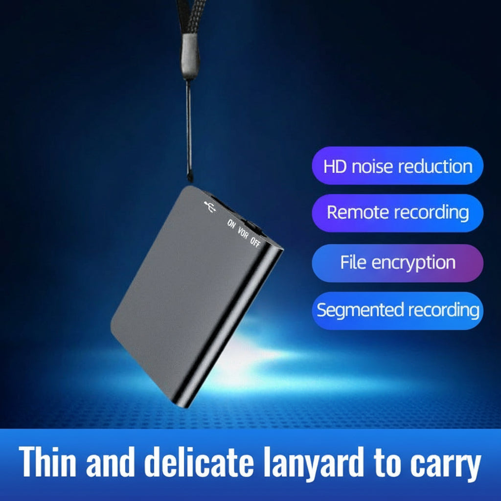 Nokmo | Miniature Voice Recorder – Small, Discreet, and Powerful Audio Capture | Perfect for Stealth Recording and Voice Activation