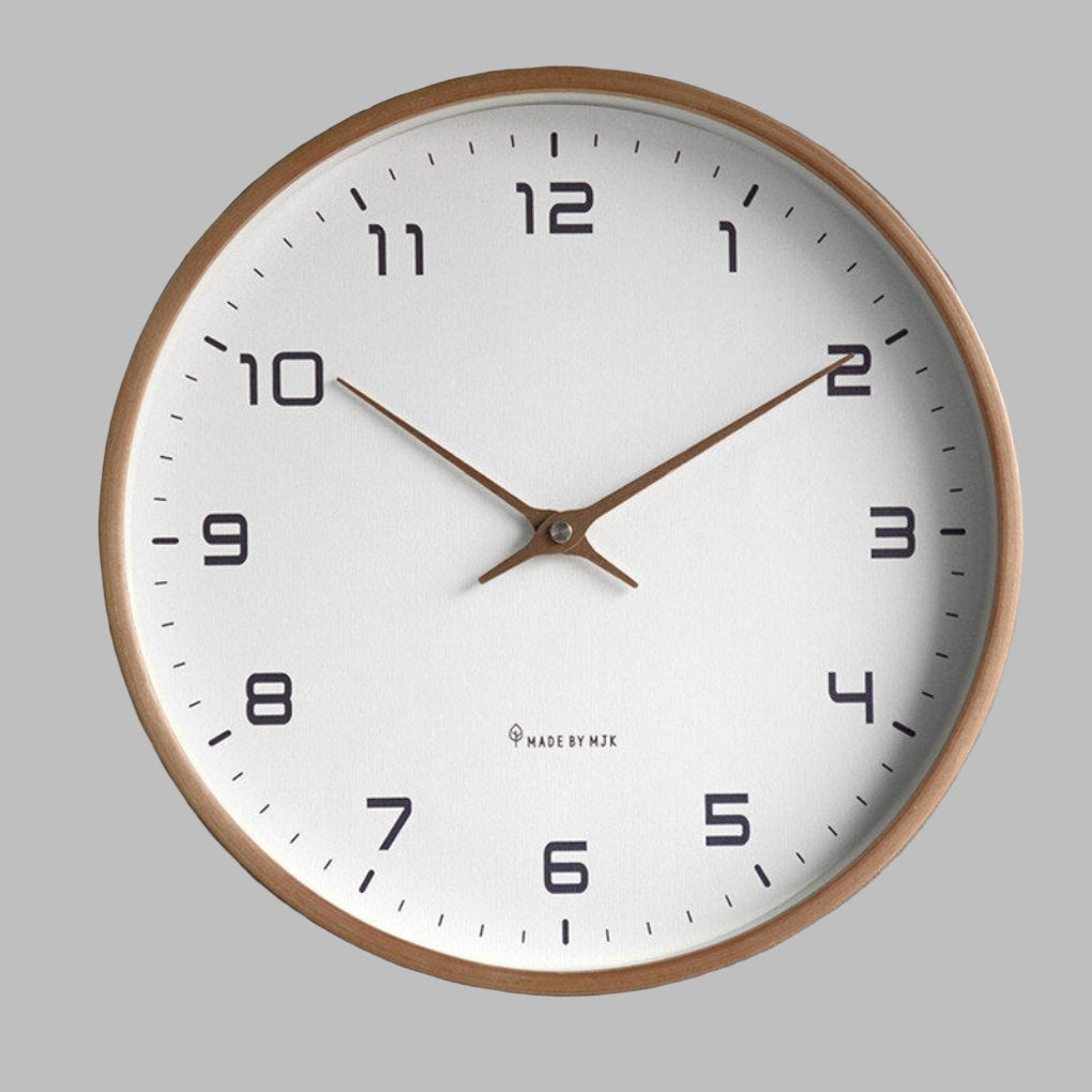 Nokmo | Minimalist Wall Clock Silent Non-Ticking
