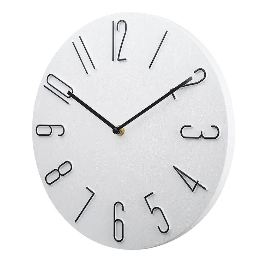 Nokmo | Modern Minimalist Silent Clock – Stylish Wall Clock
