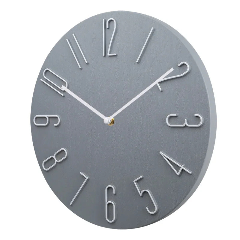 Nokmo | Modern Minimalist Silent Clock – Stylish Wall Clock