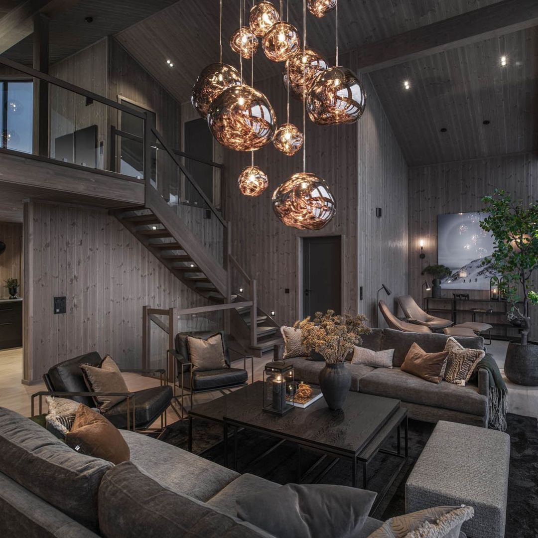 Nokmo | Multi-Arm Pendant Light | Sculptural Melt Design