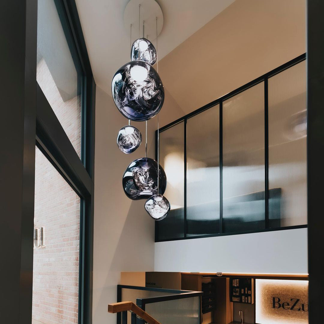 Nokmo | Multi-Arm Pendant Light | Sculptural Melt Design