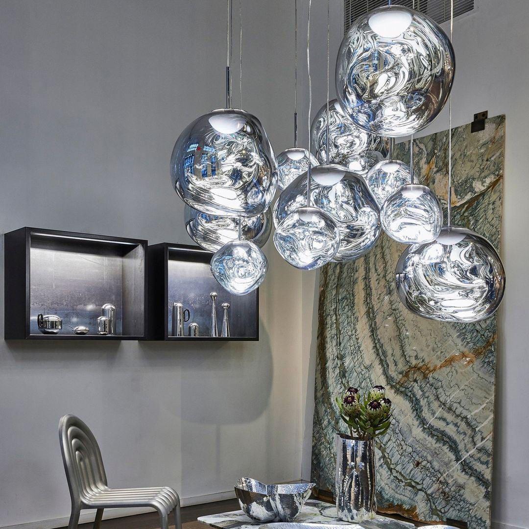 Nokmo | Multi-Arm Pendant Light | Sculptural Melt Design
