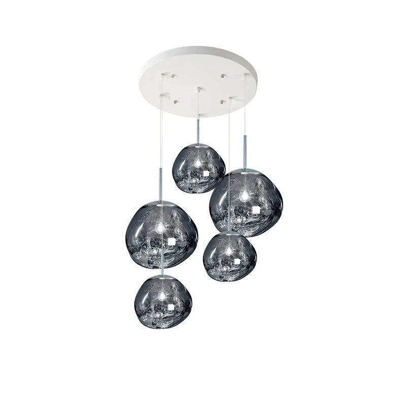 Nokmo | Multi-Arm Pendant Light | Sculptural Melt Design