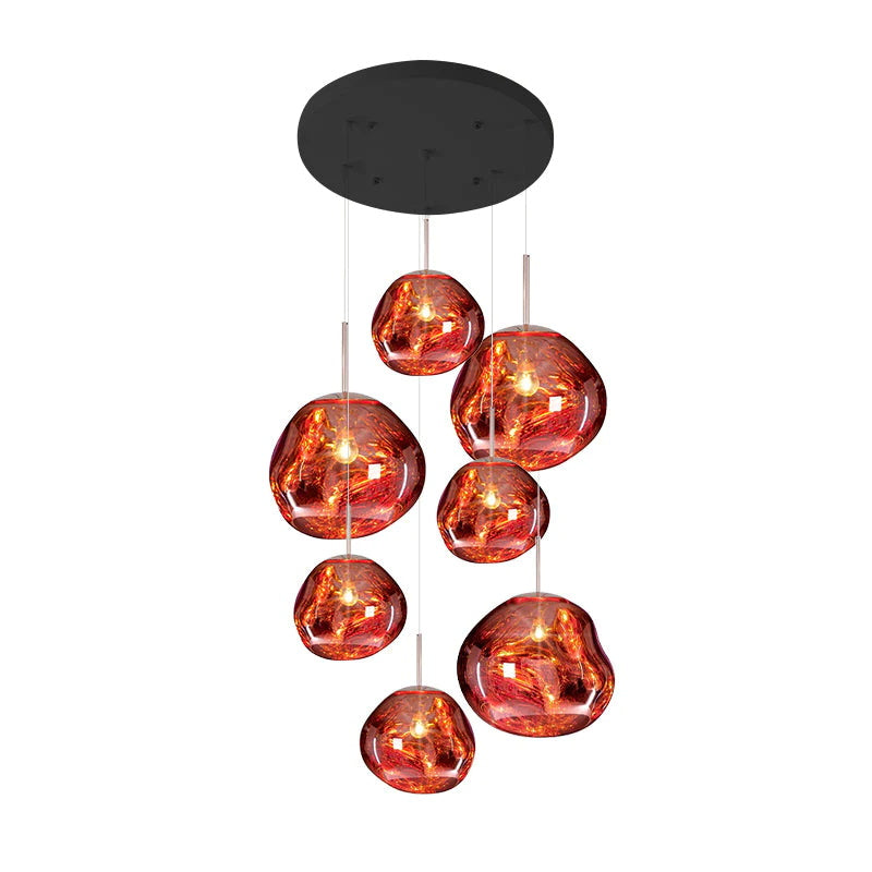Nokmo | Multi-Arm Pendant Light | Sculptural Melt Design