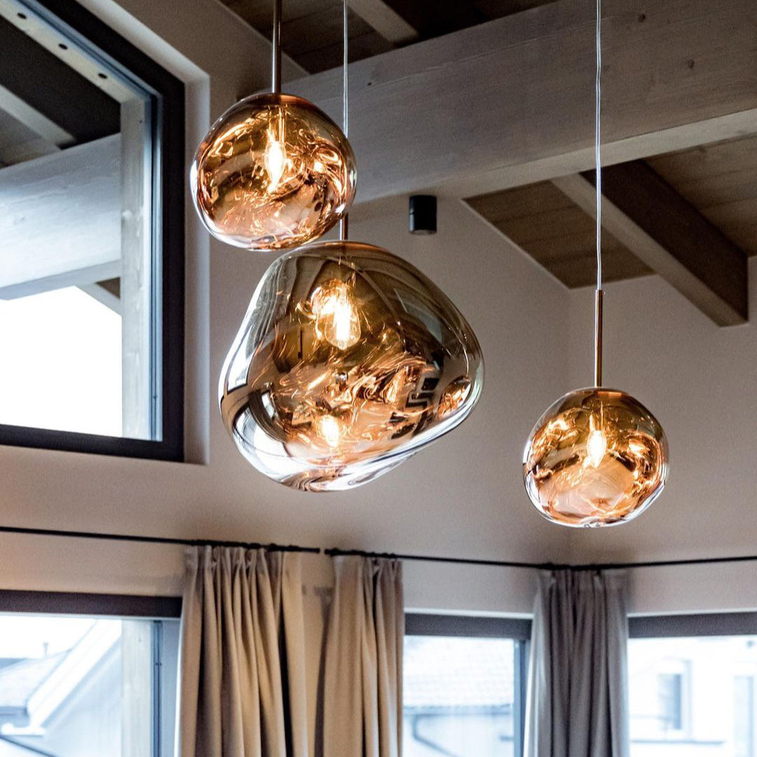 Nokmo | Multi-Arm Pendant Light | Sculptural Melt Design